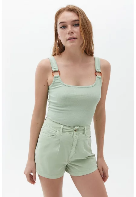 Слим танк топ с презрамки с халки