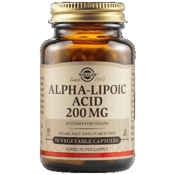 СОЛГАР Алфа-липоева киселина 200 мг. капс. х 50
