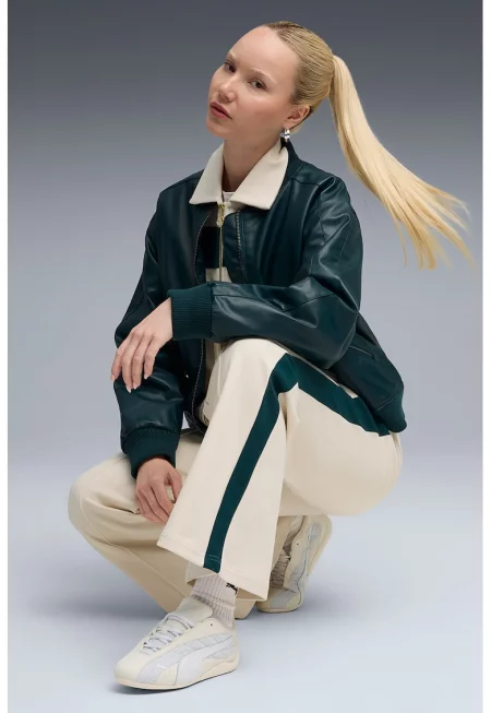 Спортен панталон със средна талия - Светло бежово