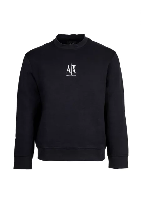 Суитшърт с лого - Тъмносин