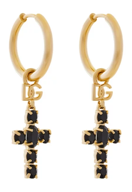 Cercei dama Dolce Gabbana - WEQ6D1 W1111 - Sintetic - 0 EU - Negru/Auriu