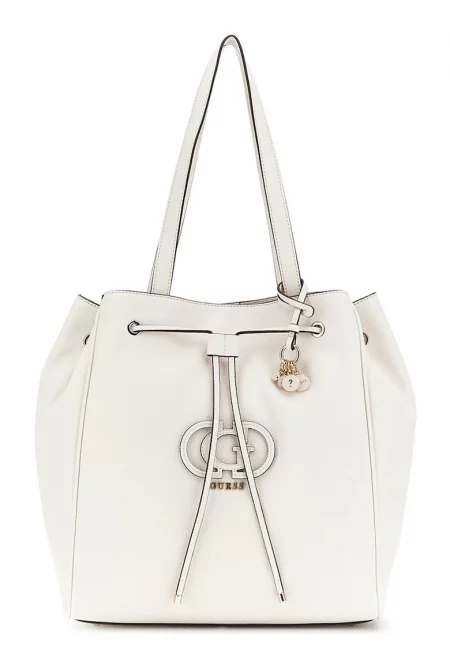 Чанта от еко кожа с аксесоар лого