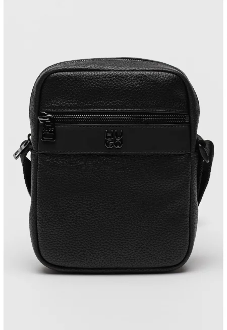 Чанта през рамо с лого - Черен