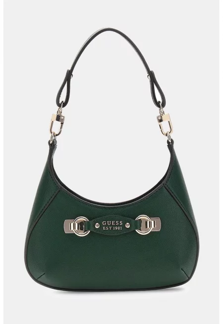 Чанта за рамо от еко кожа и метално лого