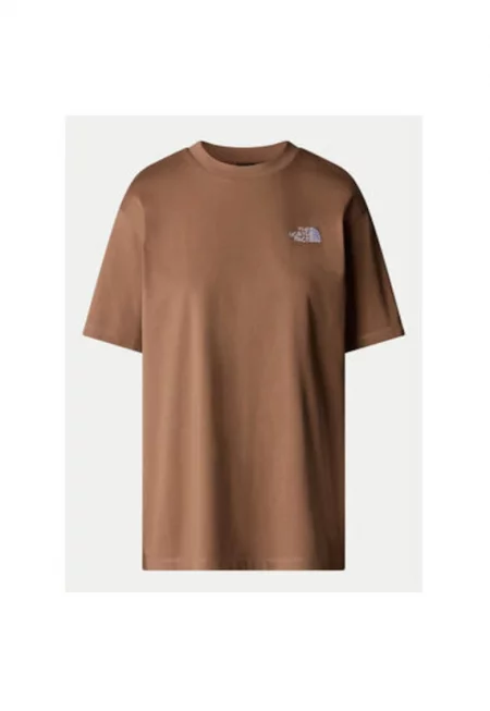 Дамска тениска  NF0A87NQ6IH1 - Памук - Кафяв - Кафяв
