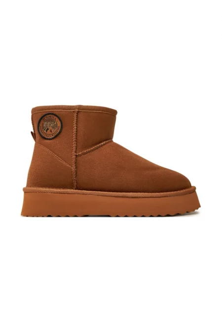 Дамски боти -  72151 - Текстил - Кафяви