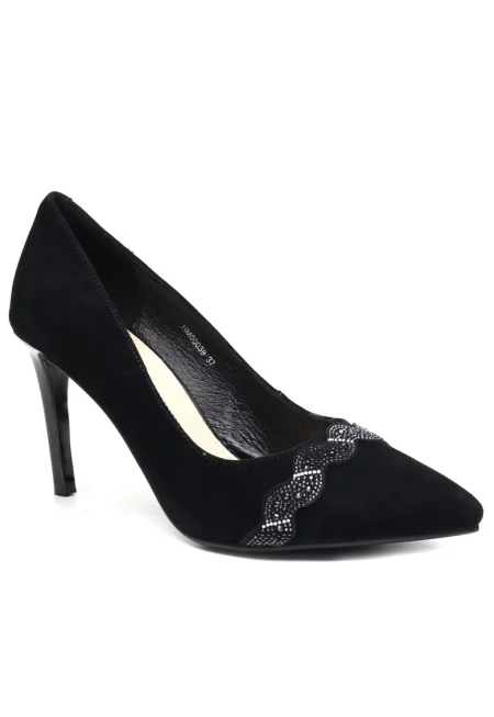 Дамски обувки HMHM00039 01 I черен велур