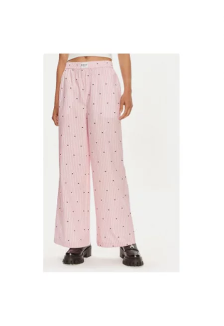 Дамски панталон -  304193231 - Органичен памук - Розов