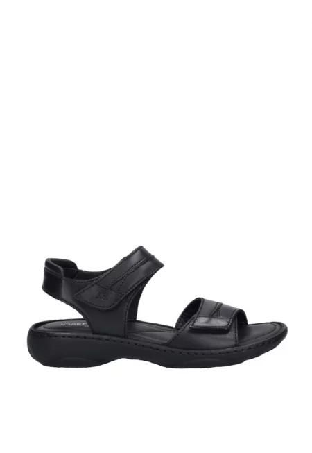 Дамски сандали  Debra 19 - естествена кожа - черни