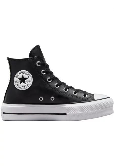 Дамски спортни обувки с платформа  Chuck Taylor All Star Lift Leather High Top 561675C19286