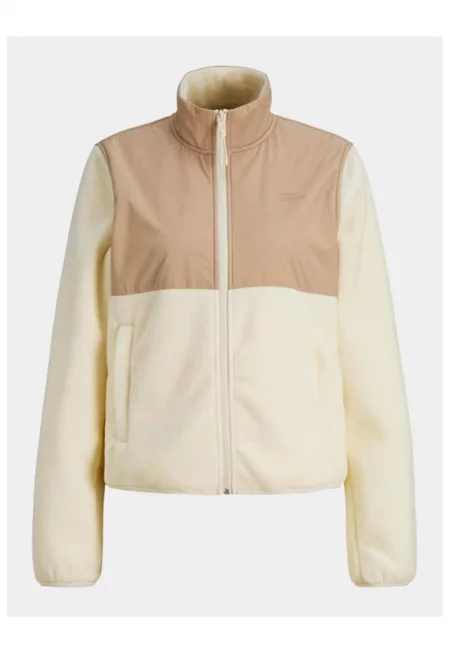 Дамски суичър -  303307806 - Полиестер - Екрю - Екрю