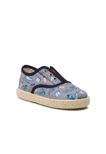 Детски сандали -  302239276 - Еко кожа - Сиви - Сив