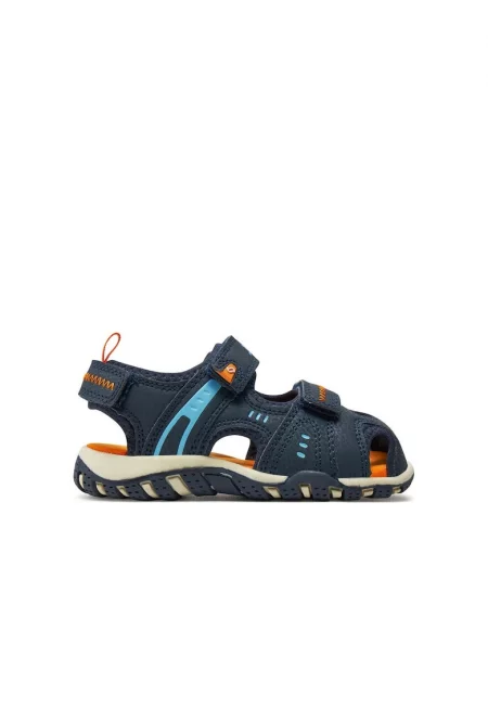 Детски сандали -  80544 - Екокожа - Тъмносин