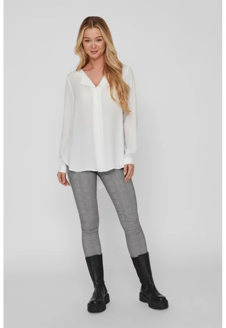 Ефирна риза Lucy с асиметричен подгъв