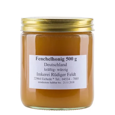 Fenchelblütenhonig - Мед от цвят на див копър, 500 g
