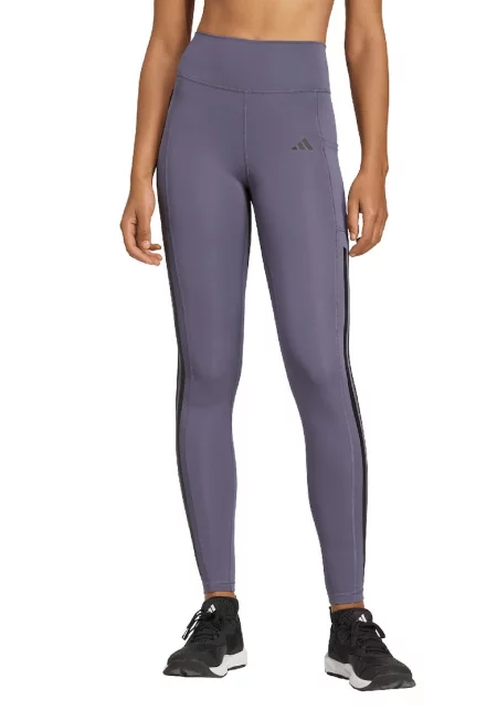 Фитнес клин с висока талия - Черен/Бледа лила