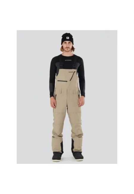 Гащеризон за ски или сноуборд  Benton Bib Pants - бежов - мъжки - Бежов