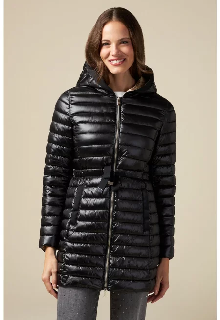 Капитонирано яке с регулируема талия