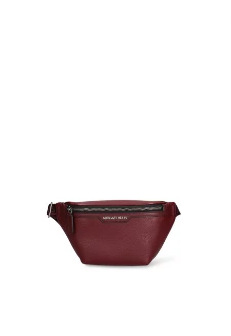 Кожена чанта за кръста Ares - Бордо