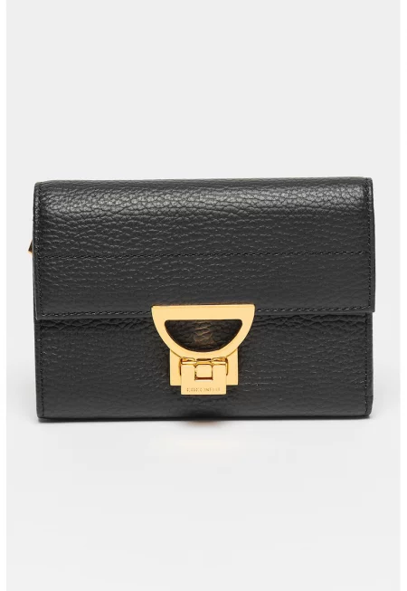 Кожено портмоне Arlettis - Черен
