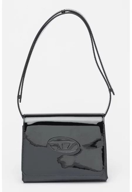 Лачена кожена чанта Rose с капаче