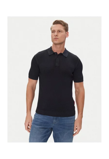 Мъжка поло тениска Joop Jeans - 10019222 30045448 - памук - тъмносиньо - Тъмносин