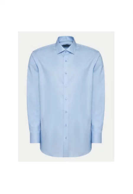 Мъжка риза  C6 11004.0301 - памук - син - Син