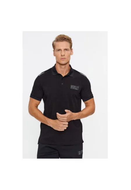 Мъжка тениска - Emporio Armani  303081478 - Памук - M INTL - Черен