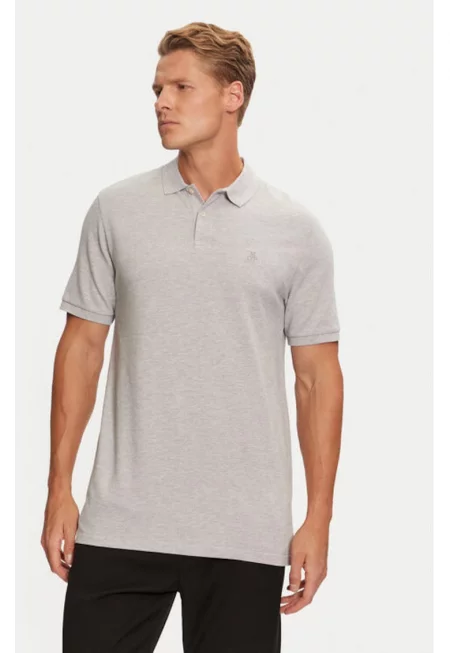 Мъжка тениска - Marc O'Polo - 304792106 - Памук - Сив - Сив