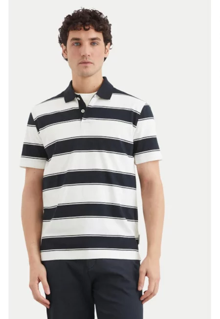 Мъжка тениска - Marc O'Polo - 304865558 - Памук - Черен - Черен