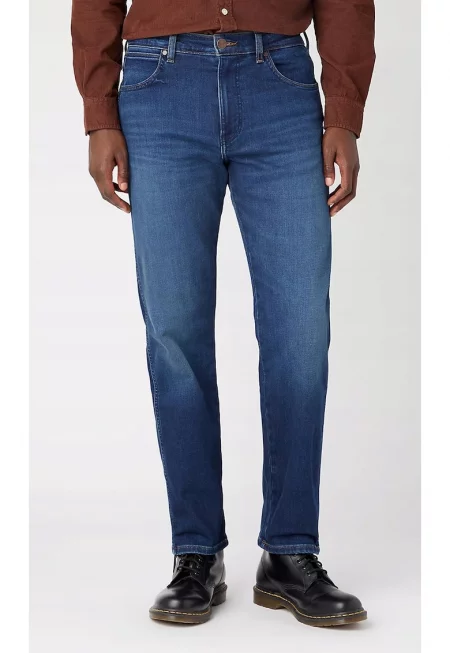 Мъжки дънки  Frontier - свободна кройка - сини - памук - технология 365 WARM