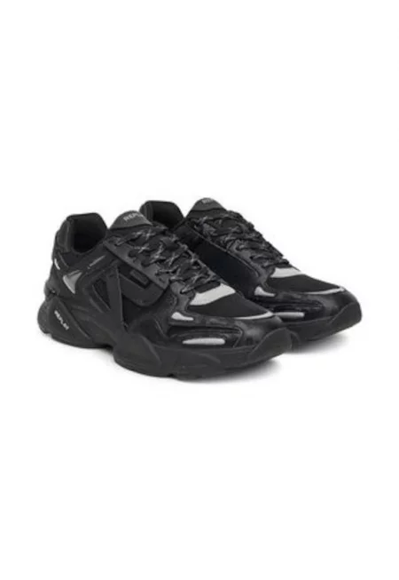 Мъжки кецове -  305642295 - текстил - черен