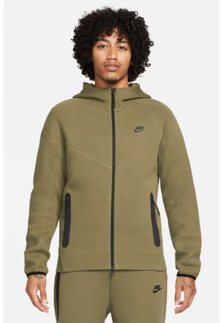 Мъжки суичър  FB7921-063 - Маслинено зелено