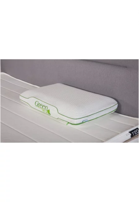 Memory Mini възглавница - Зелен чай - подвижна калъфка - която може да се пере