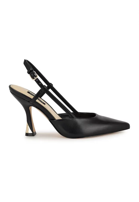 Обувки Vassa от еко кожа - Черен