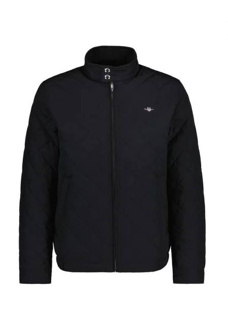 Олекотено ветроустойчиво яке Windcheater с капитонирана вата - Черен