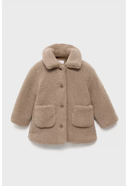 Палто от еко пух с копчета