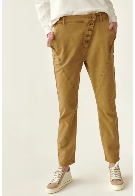 Панталон Figa със скосени джобове - Светлокафяв