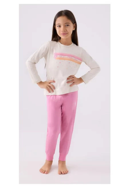 Pijama cu imprimeu logo -  Portocaliu - Оранжев