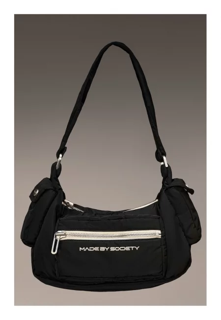 Произведено от Society - Чанта за рамо с множество джобове A16456