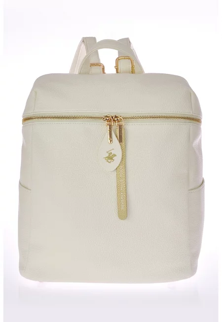 Раница от еко кожа - Крем