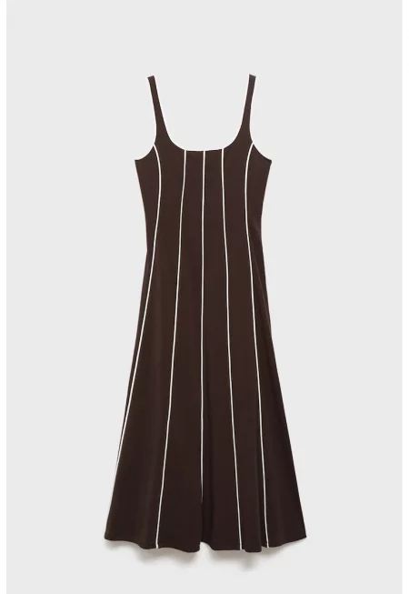 Рокля с контрасти