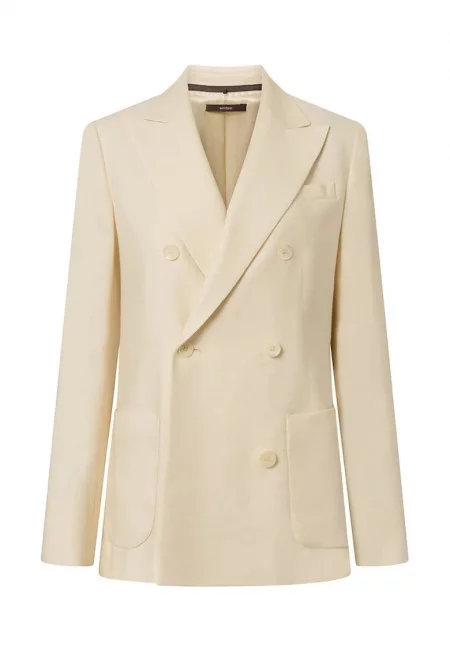 Сако regular fit със закопчаване на два реда копчета WD1 - Крем