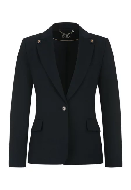 Сако с изрязани ревери и капаци