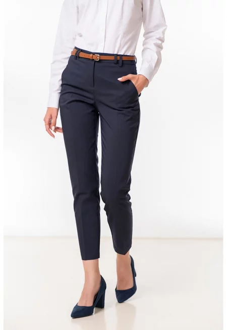 Скъсен официален панталон Triana - Тъмносин