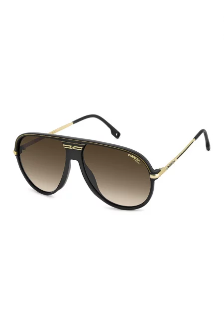 Слънчеви очила Aviator с лого - Златист