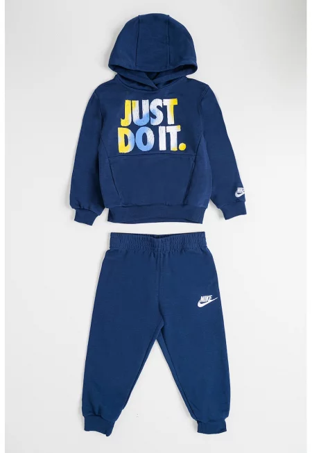 Спортен екип с лого и джоб кенгуру