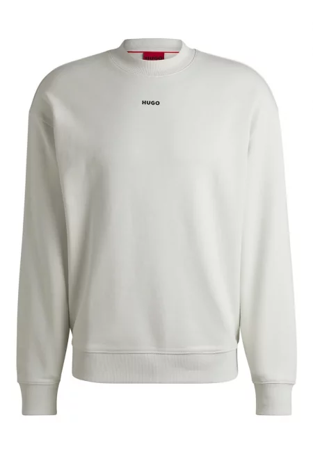 Суитшърт с лого - Мръснобял