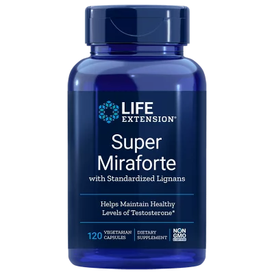 Super Miraforte with Standardized Lignans / Формула за мъже, 120 капсули