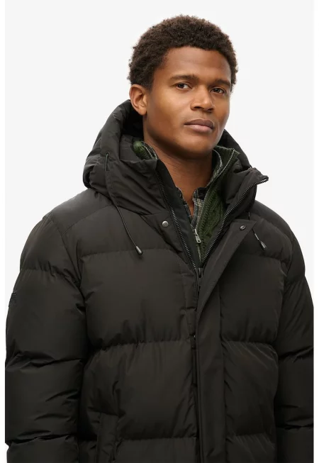 SUPERDRY - Дълго капитонирано зимно яке